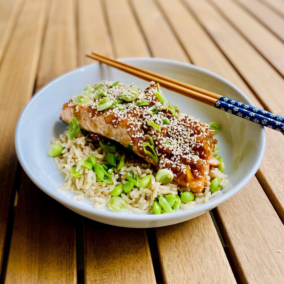 Teriyaki and Pineapple Salmon
