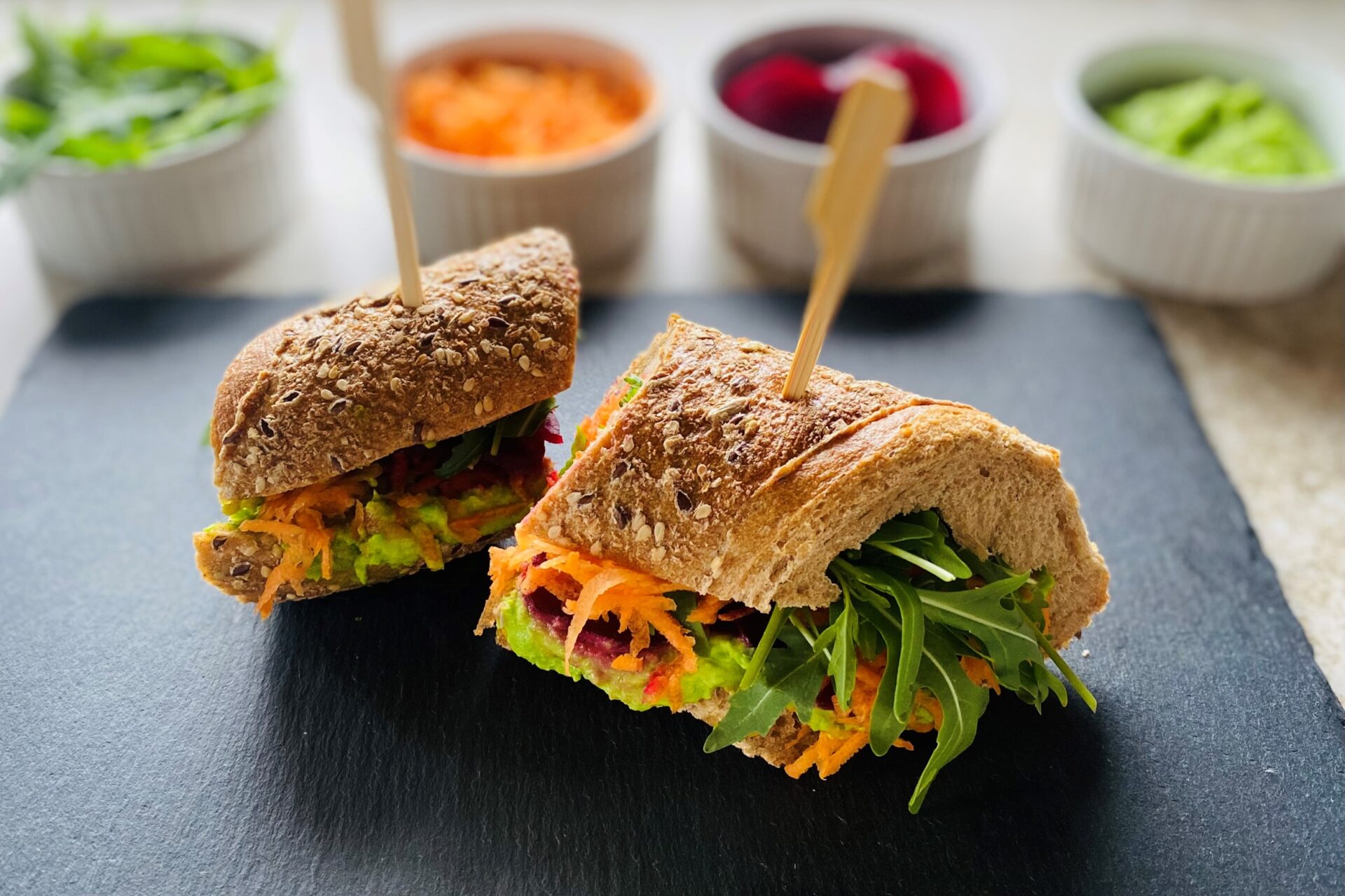 Rainbow Sandwiches