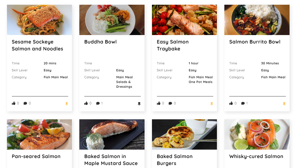 salmon recipes
